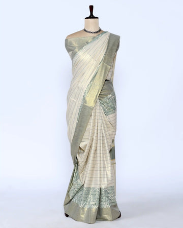 Kerala Kasavu Cotton Saree for Women | Onam Festival Wear, Family Function, Temple Visit | Jeyachandran