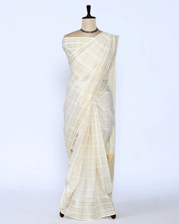 Kerala Kasavu Cotton Saree for Women | Onam Festival Wear, Family Function, Temple Visit | Jeyachandran