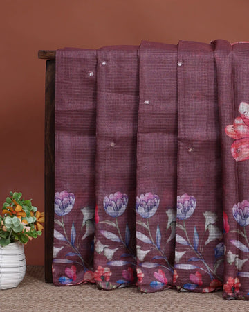 Linen Cotton Saree For Women | Traditional Wear, Festive Wear, Casual Wear | Jeyachandran