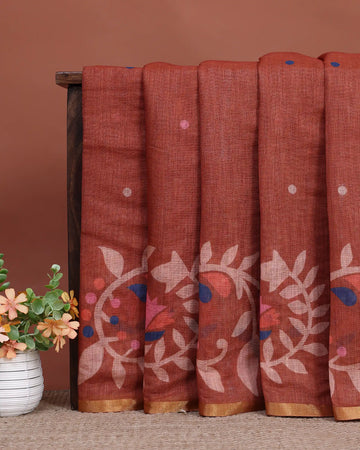 Linen Cotton Saree For Women | Traditional Wear, Festive Wear, Casual Wear | Jeyachandran