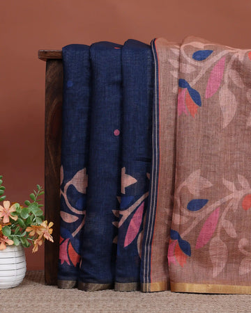 Linen Cotton Saree For Women | Traditional Wear, Festive Wear, Casual Wear | Jeyachandran