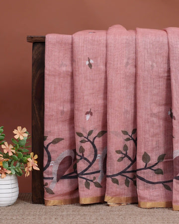Linen Cotton Saree For Women | Traditional Wear, Festive Wear, Casual Wear | Jeyachandran
