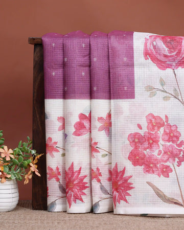 Linen Cotton Saree For Women | Traditional Wear, Festive Wear, Casual Wear | Jeyachandran