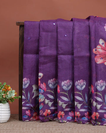 Linen Cotton Saree For Women | Traditional Wear, Festive Wear, Casual Wear | Jeyachandran