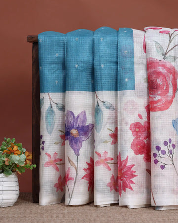 Linen Cotton Saree For Women | Traditional Wear, Festive Wear, Casual Wear | Jeyachandran