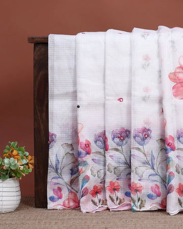 Linen Cotton Saree For Women | Traditional Wear, Festive Wear, Casual Wear | Jeyachandran