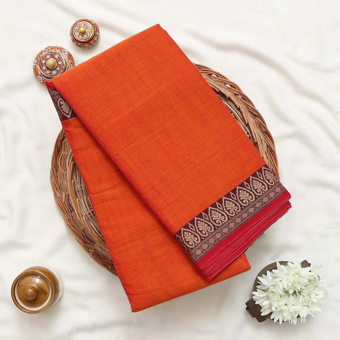 Narayanpet Cotton Sarees for Women | Summer Events & Temple Visits Collection | Jeyachandran - Full View