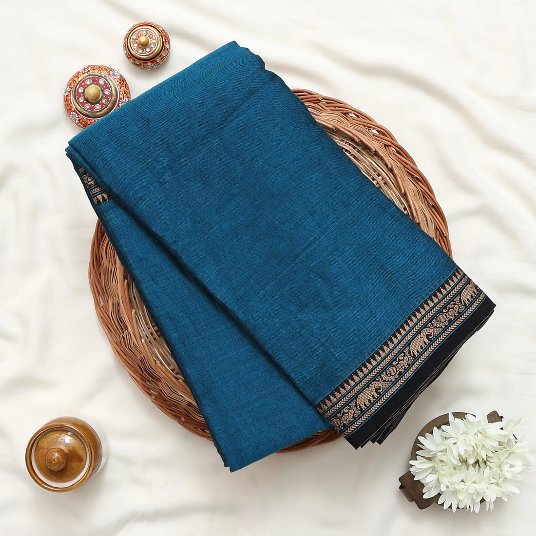 Narayanpet Cotton Sarees for Women | Summer Events & Temple Visits Collection | Jeyachandran - Full View