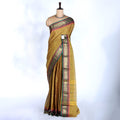 Olive Green Kanchi Cotton Saree for Women | Festive Traditional Collection | Jeyachandran -Full View
