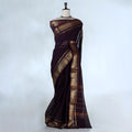 Purple Kanchi Cotton Saree for Women | Festive Traditional Collection | Jeyachandran -Full View
