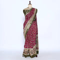 Purple Semi Chanderi Sarees for Women | Temple Visits & Summer Events Collection | Jeyachandran - Full View

