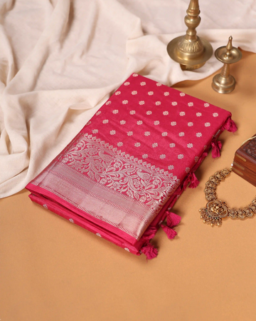 Semi Banarasi Silk Saree for Women | Traditional Function & Festive Wear Collection | Jeyachandran