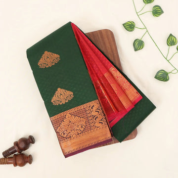 Buy 1 Get 2 Silk Sarees for Women | Bridal Wear & Wedding Occasion | Jeyachandran - Full View
