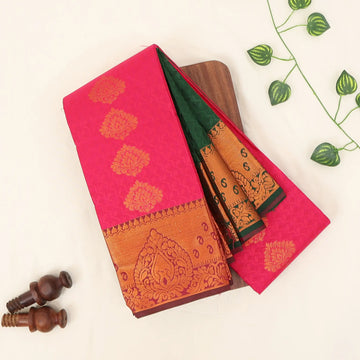Buy 1 Get 2 Silk Sarees for Women | Bridal Wear & Wedding Occasion | Jeyachandran - Full View