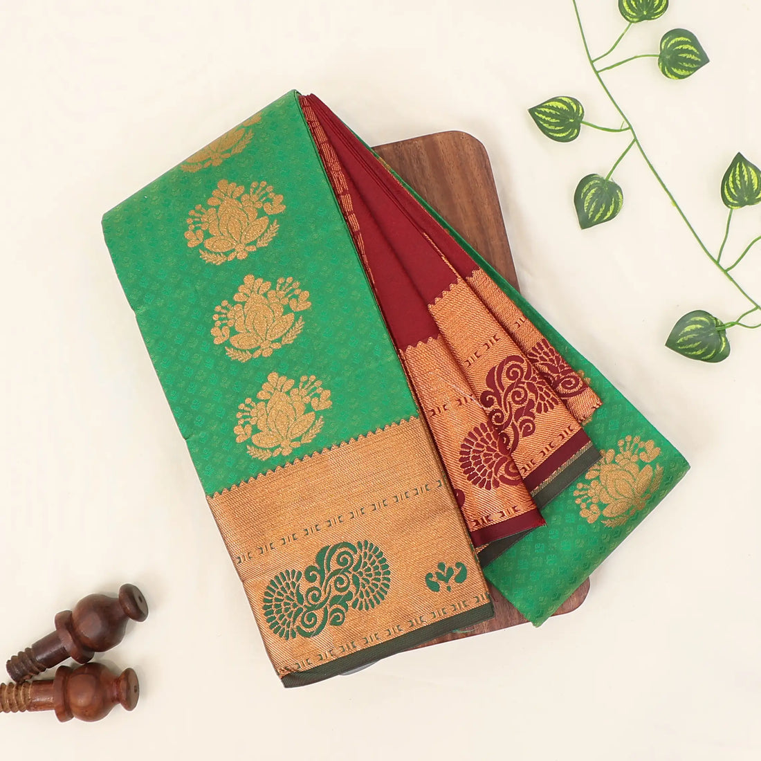 Buy 1 Get 2 Silk Sarees for Women | Bridal Wear & Wedding Occasion | Jeyachandran - Full View