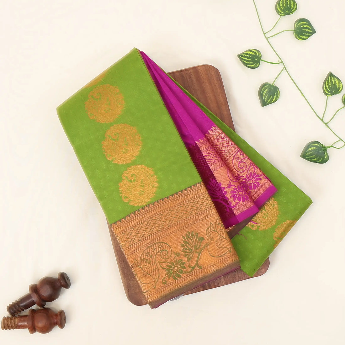 Buy 1 Get 2 Silk Sarees for Women | Bridal Wear & Wedding Occasion | Jeyachandran - Full View