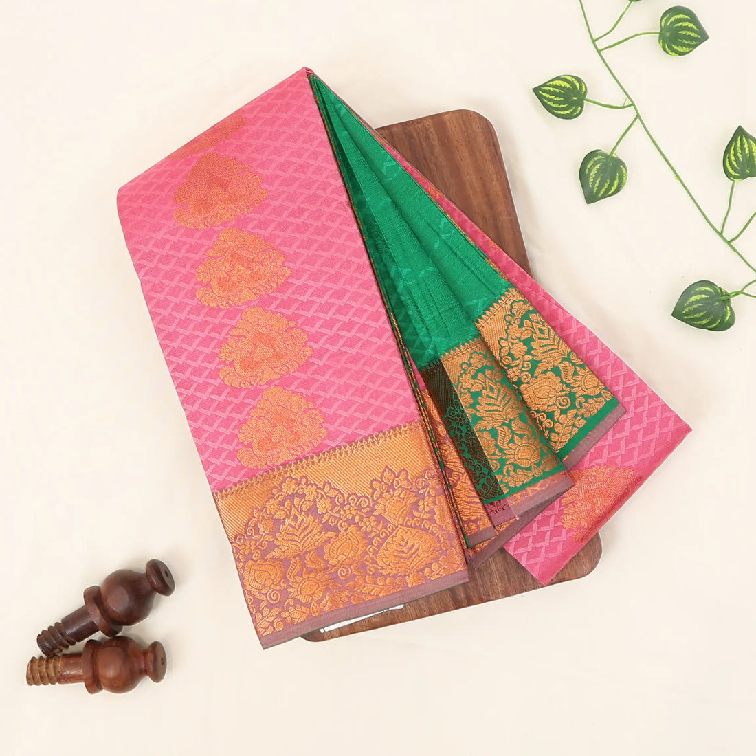 Buy 1 Get 2 Silk Sarees for Women | Bridal Wear & Wedding Occasion | Jeyachandran - Full View