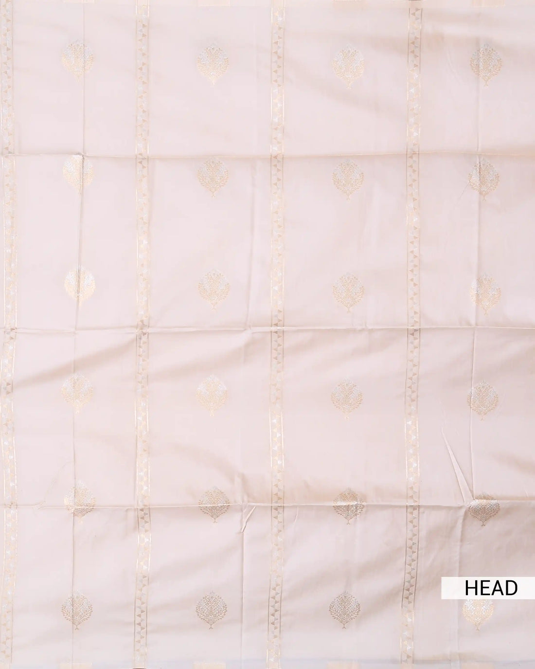 Semi Soft Silk Saree with Floral Zari Motifs Traditional Floral Zari Border & Intricate Woven Zari Pallu - Beige