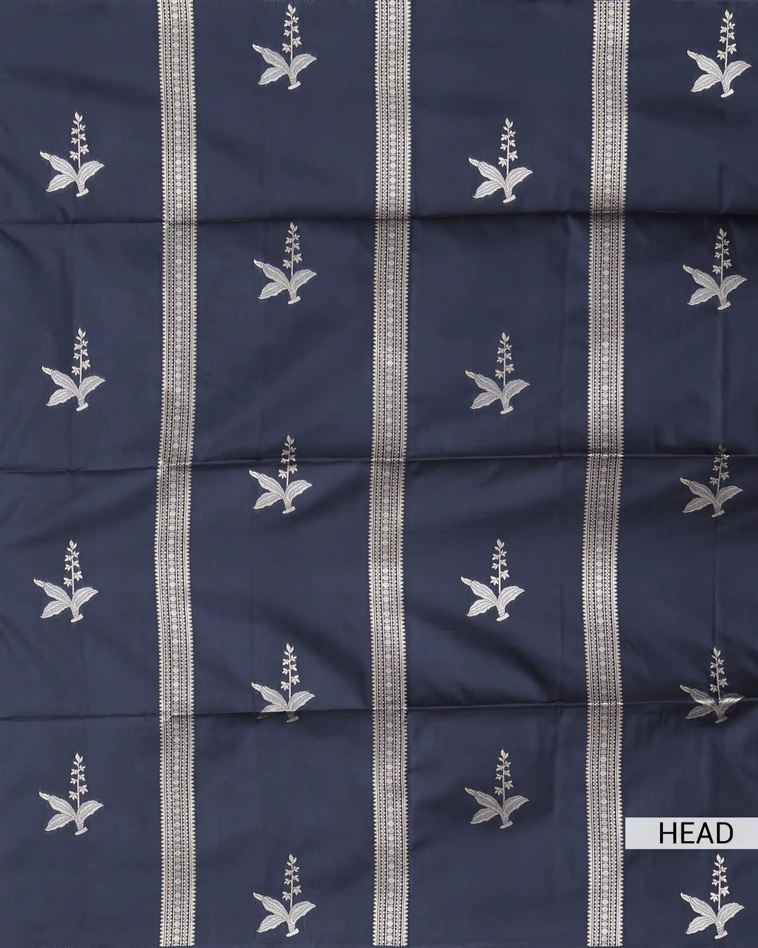 Semi Soft Silk Saree with Floral Motifs and Intricate Zari Woven Border - Black