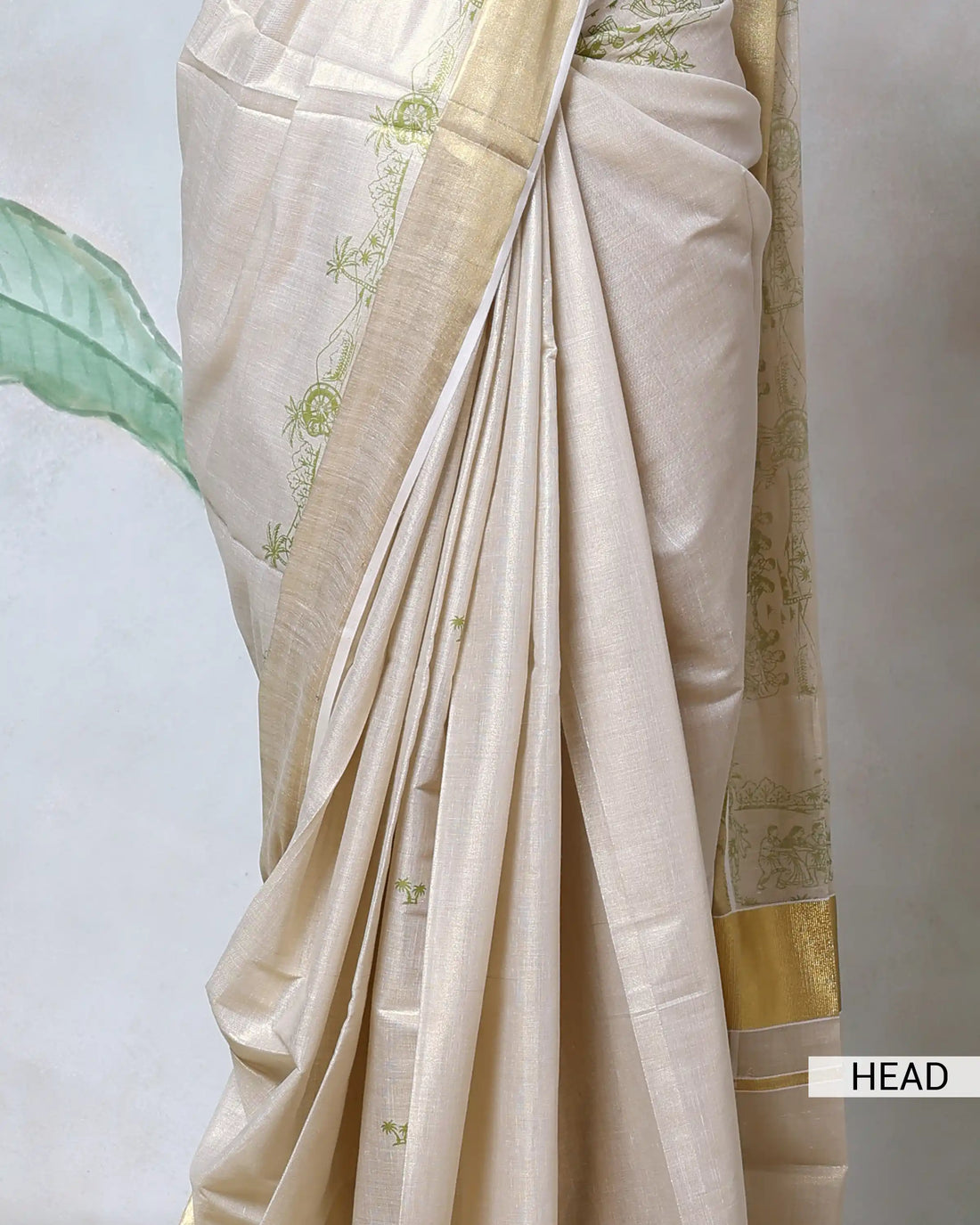 Kerala Kasavu Cotton Saree for Women | Onam Festival Wear, Family Function, Temple Visit | Jeyachandran