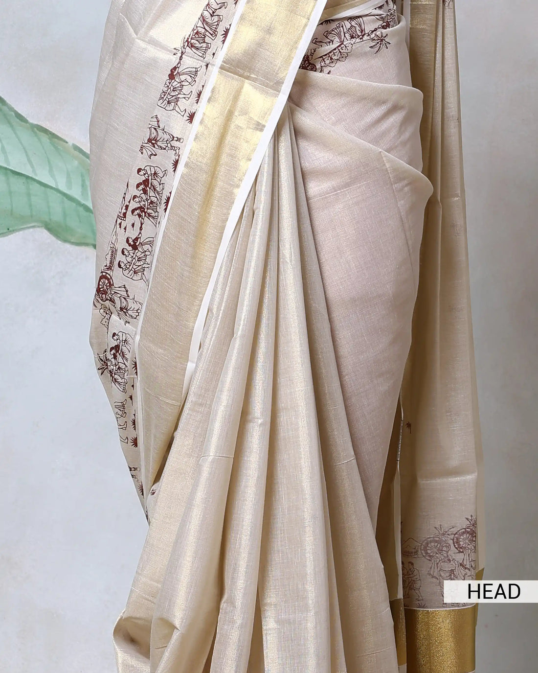 Kerala Kasavu Cotton Saree for Women | Onam Festival Wear, Family Function, Temple Visit | Jeyachandran