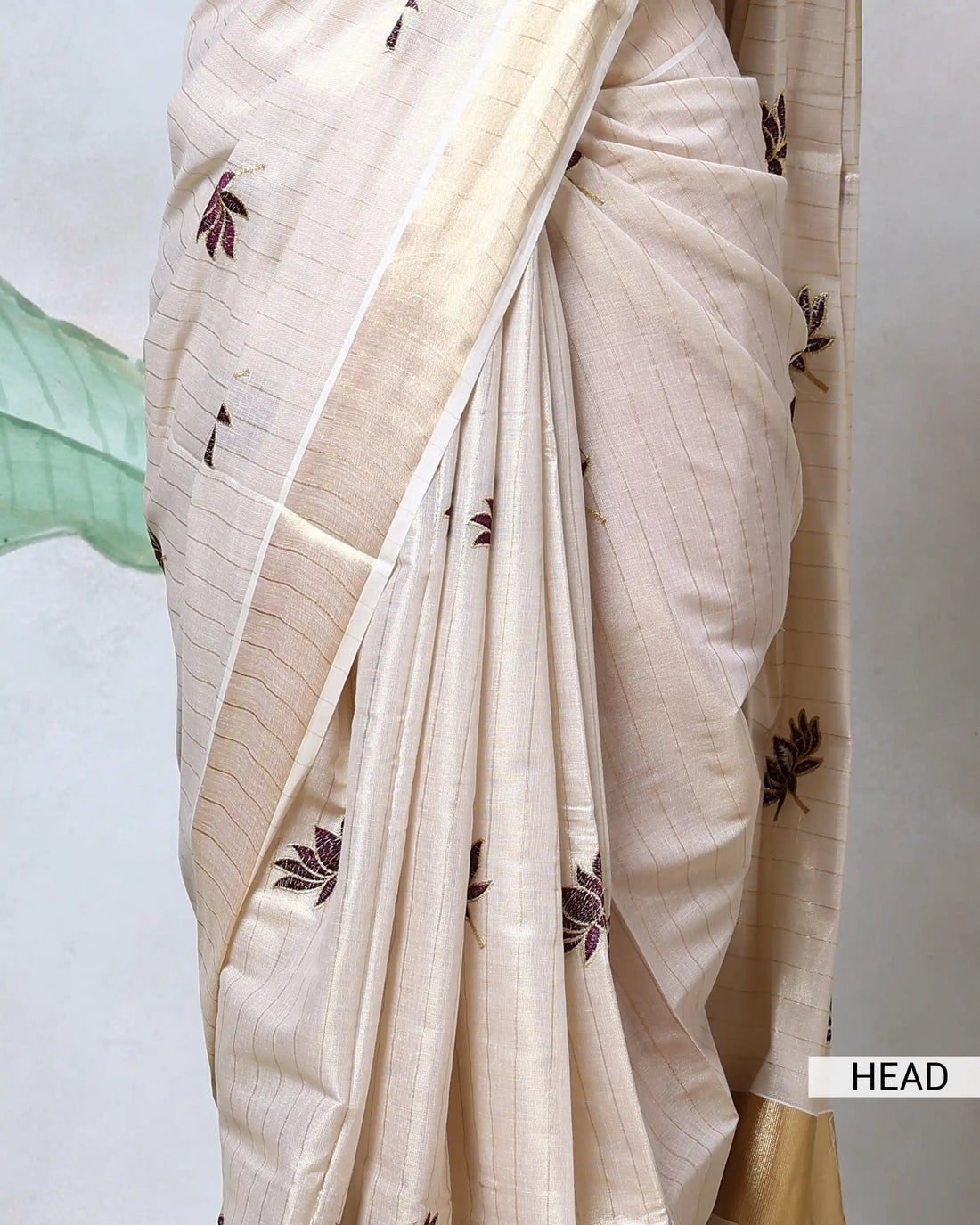 Kerala Kasavu Cotton Saree for Women | Onam Festival Wear, Family Function, Temple Visit | Jeyachandran