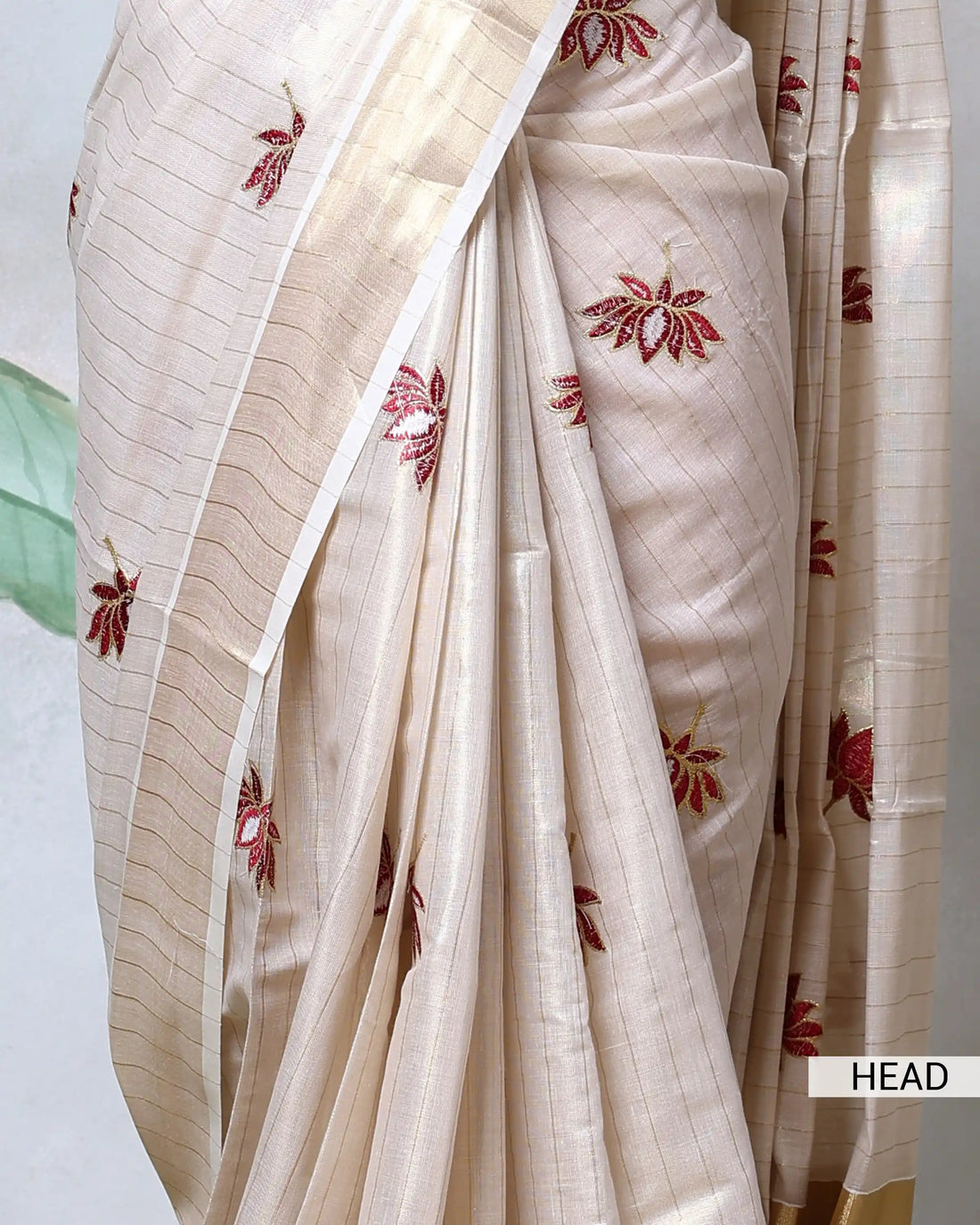 Kerala Kasavu Cotton Saree for Women | Onam Festival Wear, Family Function, Temple Visit | Jeyachandran