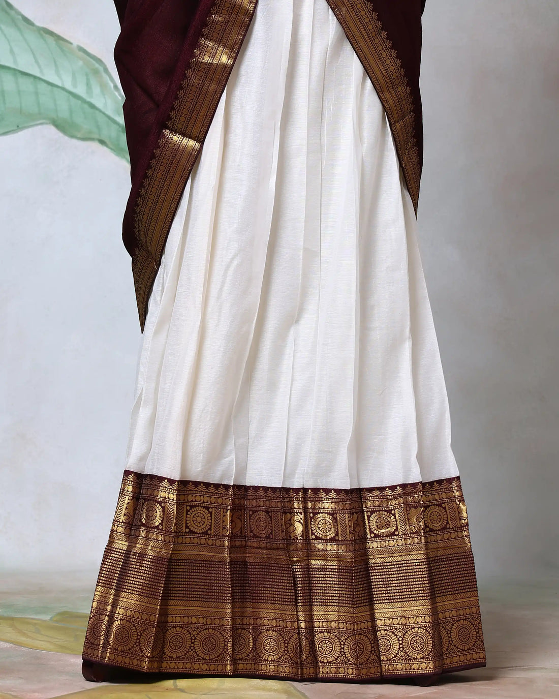 Cotton Semi Stitched Dhavani Set For Women | Festive Wear & Traditional Collection | Jeyachandran