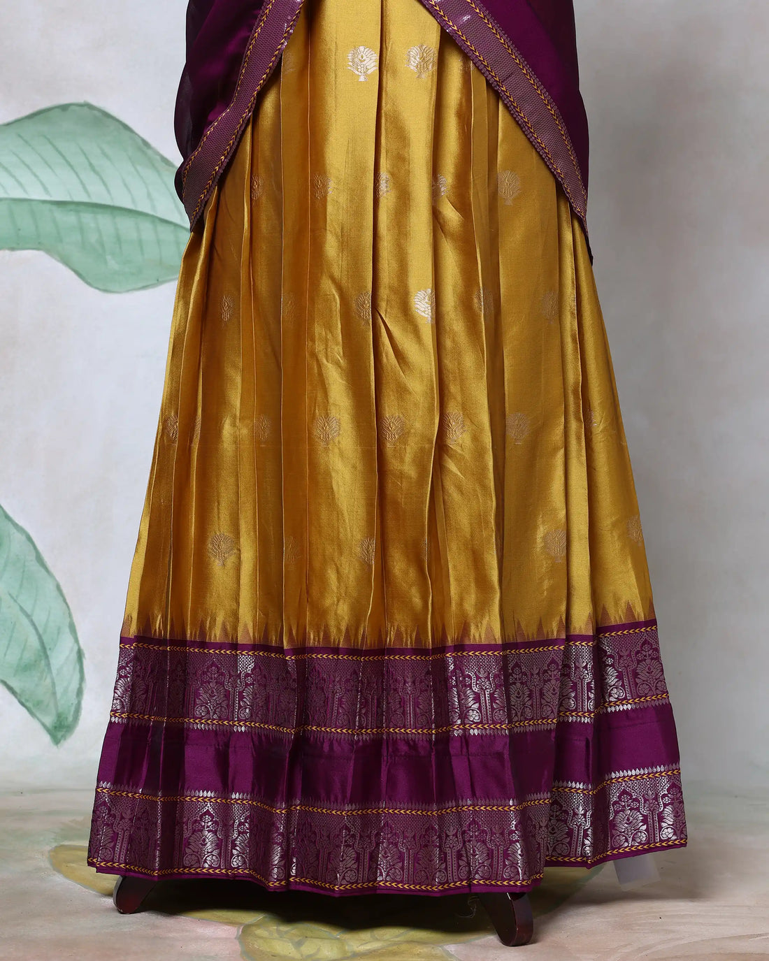 Cotton Semi Stitched Dhavani Set For Women | Festive Wear & Traditional Collection | Jeyachandran
