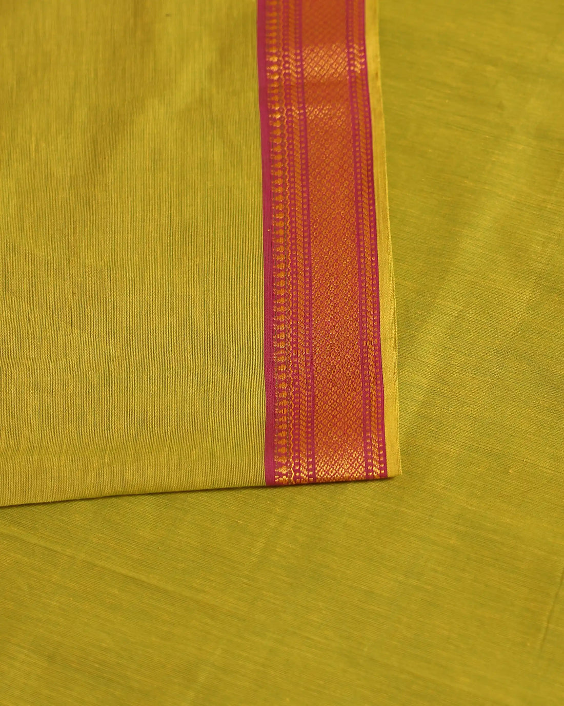 Elegant Women’s Unstitched Salwar Suit Material Set Top 2.5 Mtr, Pant 2 Mtr & Dupatta 2.25 Mtr with Woven Border - Parrot Green