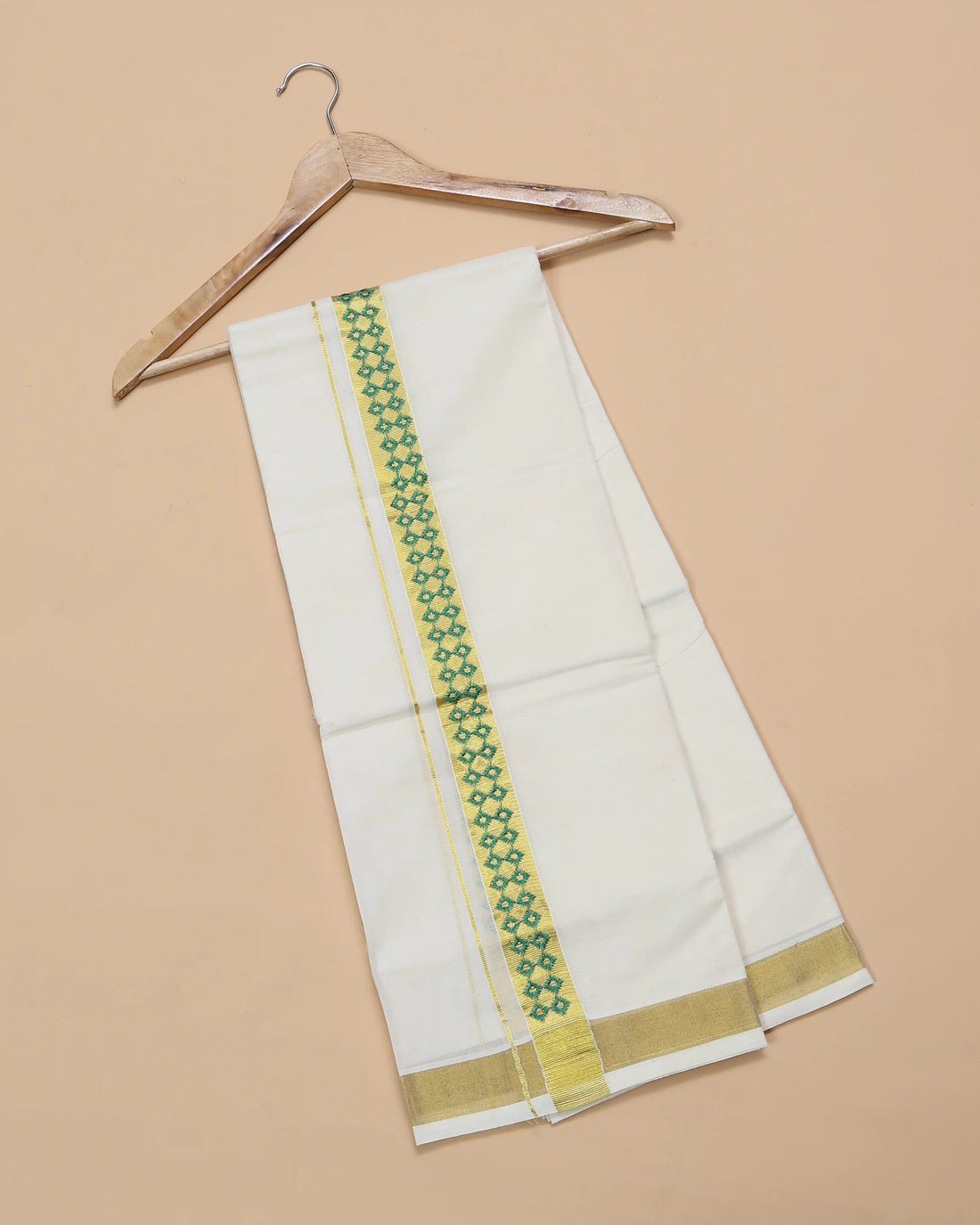 Men’s Traditional Handloom Cotton Dhoti | Family Function, Temple Visit, Wedding Function | Jeyachandran