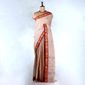 Beige Kanchi Cotton Saree for Women | Festive Traditional Collection | Jeyachandran -Full View
