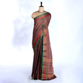 Brown Kanchi Cotton Saree for Women | Festive Traditional Collection | Jeyachandran -Full View
