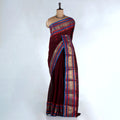 Purple Chettinad Cotton Sarees for Women | Office Wear Daily Wear & Special Occasion | Jeyachandran  - Full View