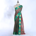 Maroon Chettinad Cotton Sarees for Women | Office Wear Daily Wear & Special Occasion | Jeyachandran - Full View