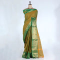 Light Green Chettinad Cotton Sarees for Women | Office Wear Daily Wear & Special Occasion | Jeyachandran - Full View