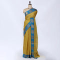 Yellow Chettinad Cotton Sarees for Women | Office Wear Daily Wear & Special Occasion | Jeyachandran - Full View