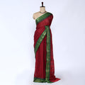 Maroon Chettinad Cotton Sarees for Women | Office Wear Daily Wear & Special Occasion | Jeyachandran - Full View