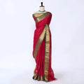 Pink Chettinad Cotton Sarees for Women | Office Wear Daily Wear & Special Occasion | Jeyachandran - Full View