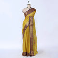 Yellow Chettinad Cotton Sarees for Women | Office Wear Daily Wear & Special Occasion | Jeyachandran - Full View