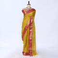 Yellow Chettinad Cotton Sarees for Women | Office Wear Daily Wear & Special Occasion | Jeyachandran - Full View