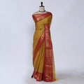 Yellow Chettinad Cotton Sarees for Women | Office Wear Daily Wear & Special Occasion | Jeyachandran - Full View