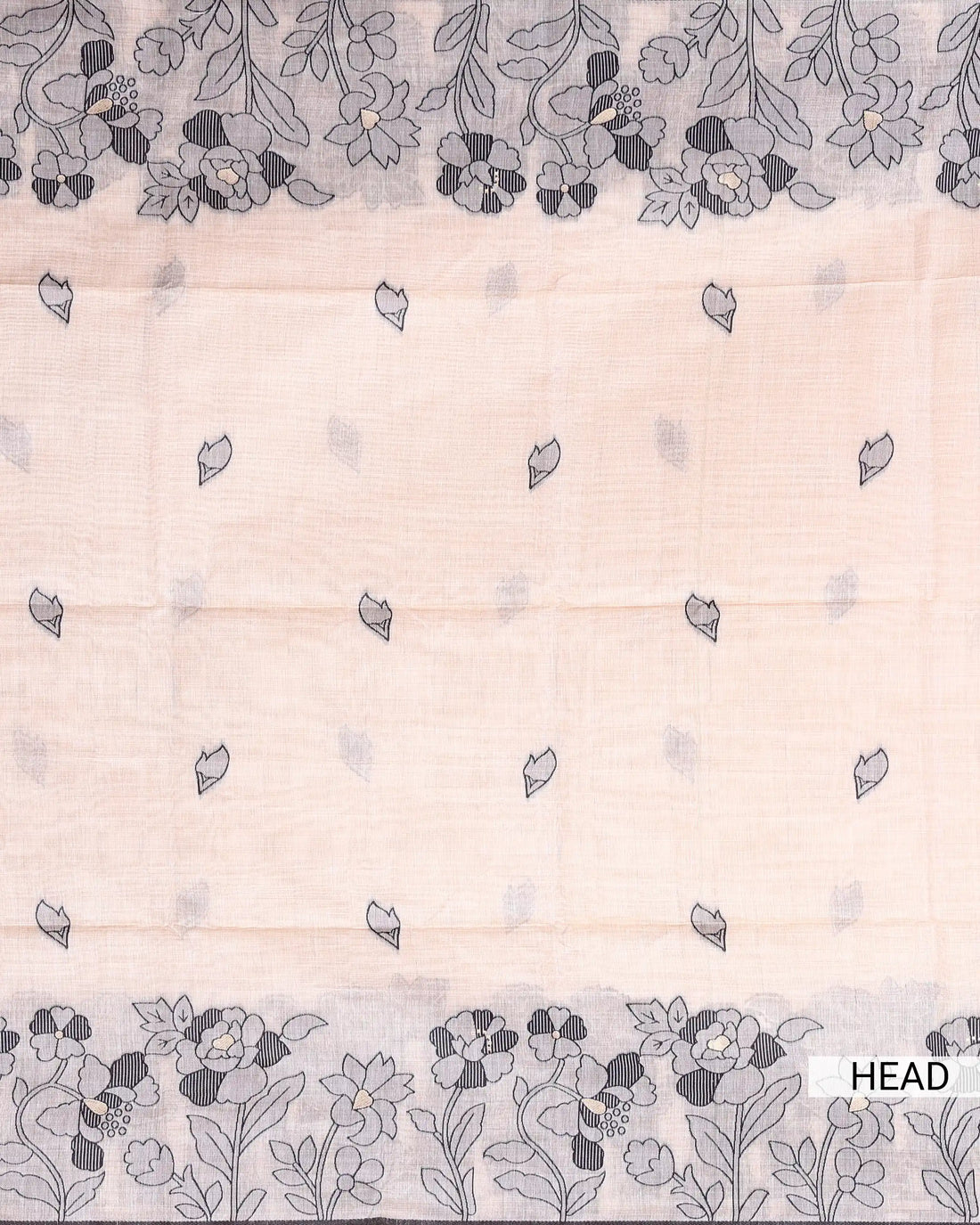 Linen Cotton Saree For Women | Traditional Wear, Festive Wear, Casual Wear | Jeyachandran - Dark Beige