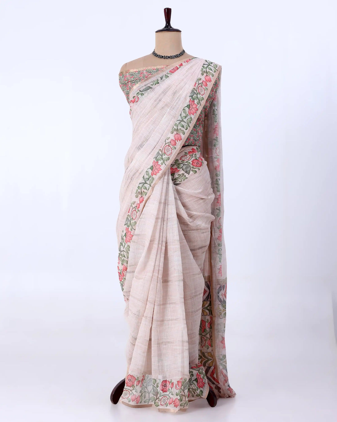 Linen Cotton Saree For Women | Traditional Wear, Festive Wear, Casual Wear | Jeyachandran