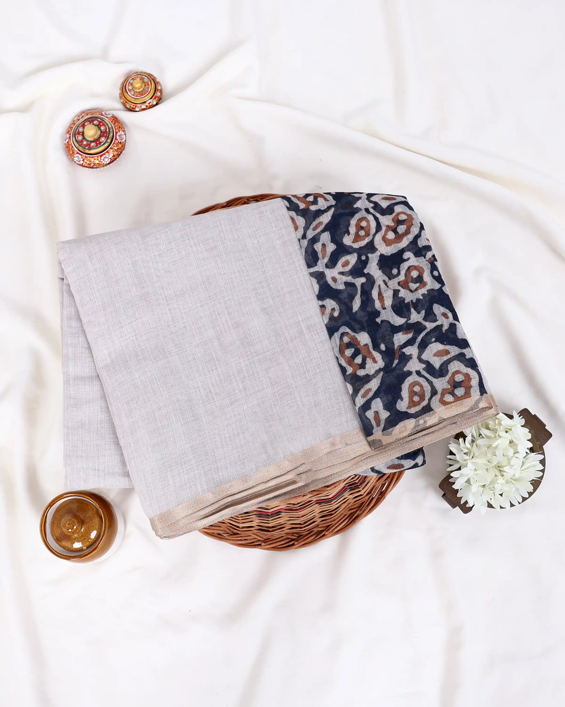 Linen Cotton Saree For Women | Traditional Wear, Festive Wear, Casual Wear | Jeyachandran