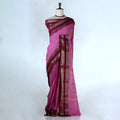 Pink Kanchi Cotton Saree for Women | Festive Traditional Collection | Jeyachandran -Full View

