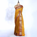 Yellow Kanchi Cotton Saree for Women | Festive Traditional Collection | Jeyachandran -Full View
