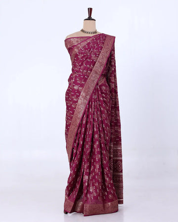 Dola Silk Sarees for Women | Office Wear Casual Outings & Special Occasions | Jeyachandran | Purple
