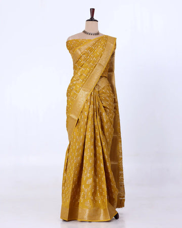 Dola Silk Sarees for Women | Office Wear Casual Outings & Special Occasions | Jeyachandran | Yellow