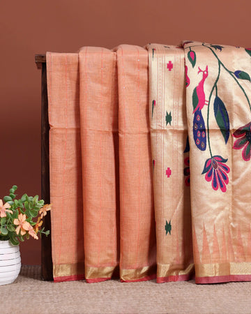 Elegant Organza Saree For Womens |  Office Wear Saree , Everyday Saree   | Jeyachandran - Orange